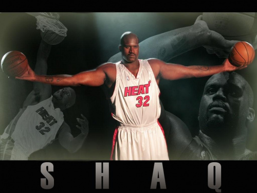 SHAQ #NBAAND1USABASKETMIAMIPIŁKASHAQ