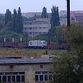 8.10.2007 Skład ciągnięty przez ET42. W składzie widzimy 2 lokomotywy, jedną za et42 jest to nowa stonka a dalej to pseudo gagarin