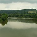 Z kładki na Sanie