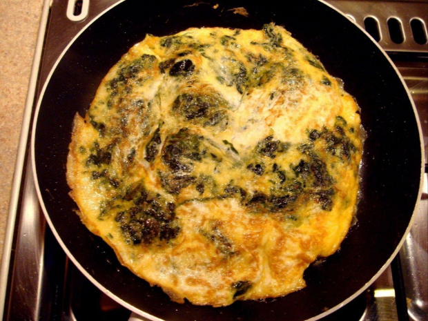 Omlet ze szpinakiem