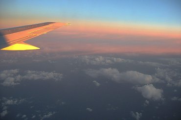 WSCHOD SLONCA NAD POLSKA NA WYSOKOSCI 11000 METROW #WSCHODSLONCA