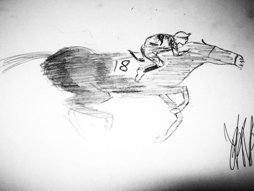 #Jeździectwo #konie #koń #rysunek