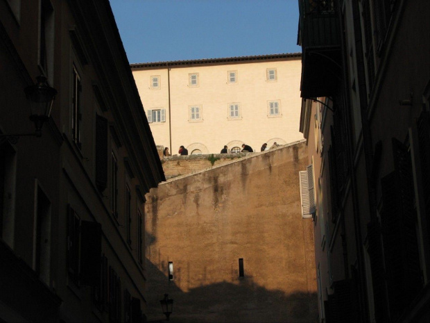 koniec ulicy #rzym #roma #włochy #italia #ściana #schody #ulica