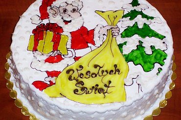 mikołaj #tort #mikołaj #WesołychŚwiąt
