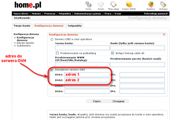 #KonfiguracjaDomenaSerwer