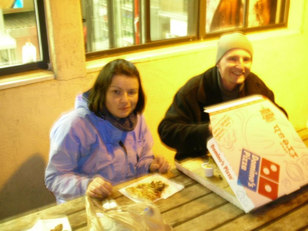 Szybka pizza w Aspen i do domu :)