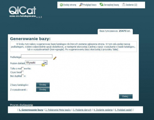 baza katalogów QLCAT