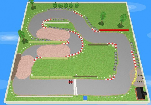 Mapa Rallycrossu w Toruniu do gry Generally