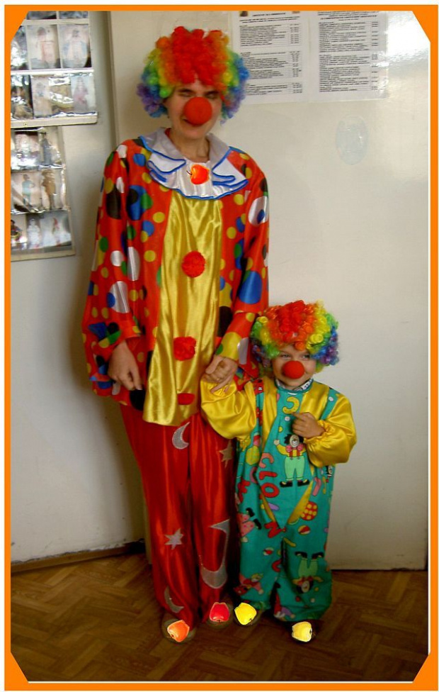 Clown,rozm.38-46 #stroje #przebrania #kostiumy #pajace