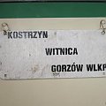 tablica kierunkowa Kostrzyn - Gorzów