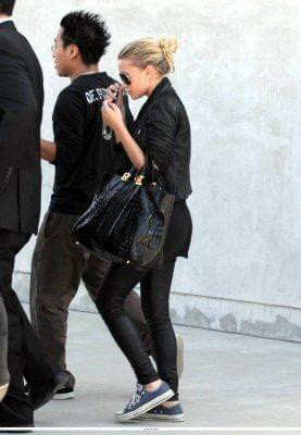 MK and Ash leaving Maxfields in West Hollywood-paparazzi lipiec 2007