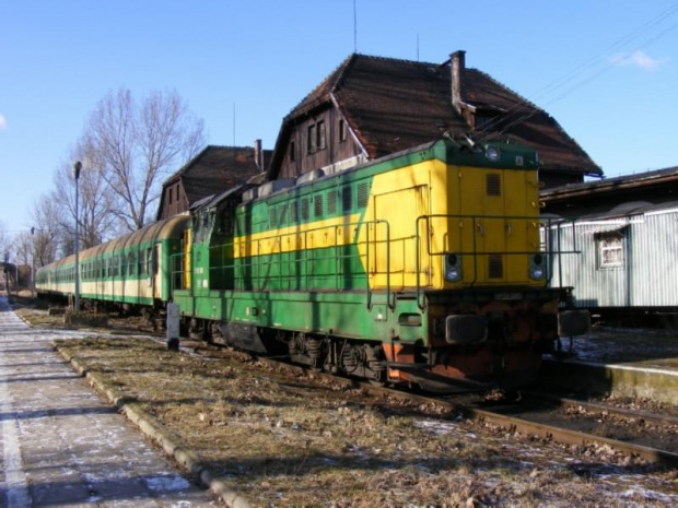 16.02.2008 Stacja Kudowa Zdrój SP32-208 z poc. ,,Kamieńczyk,, rel. Kudowa Zdrój-Poznań Główny