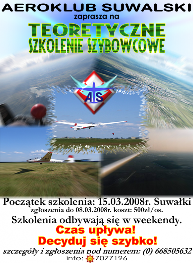 Aeroklub Suwalski - Teoretyczne Szkolenie Szybowcowe