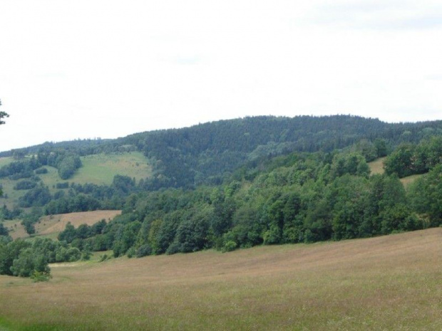 Widok na góry przy granicy Polsko Czeskiej.