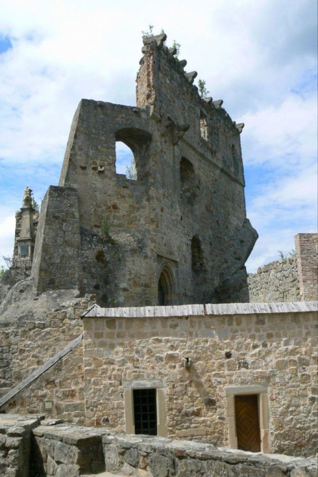 Zamek w Odrzykoniu - zamek wysoki.