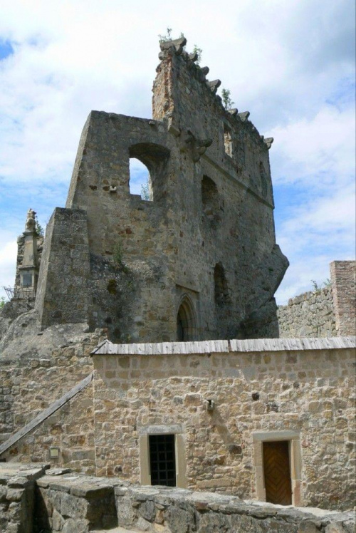 Zamek w Odrzykoniu - zamek wysoki.