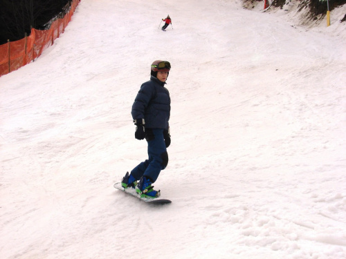 #snowboard #zima #góry #stok #Wisła