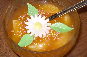 Kisiel morelowy z mandarynką #DeserySłodkości #podwieczorek #jedzenie #kulinaria #kisiel #morele #mandarynki