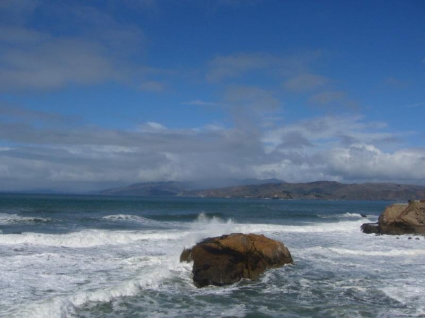 the Pacific Ocean in San Francisco #krajobraz #ocean #Pacyfik #morze