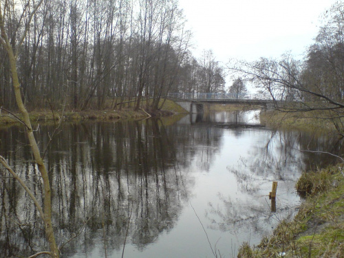 most na rzece Wilkus w miejscowości Rostki