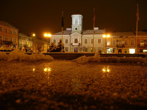 Ratusz w Turku #Turek #ratusz #noc #wieczór #fireman