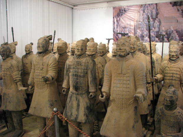 Chińska armia z terakoty.