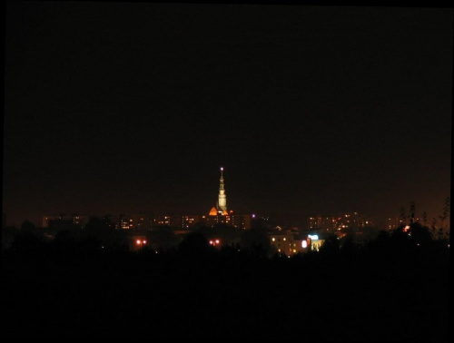Jasna Góra - nocą #Częstochowa #JasnaGóra