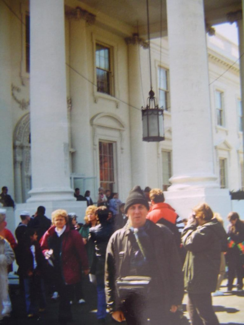 Przed Białym Domem ; White House USA 1998