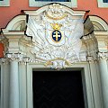 Wilno: Kościół św. Katarzyny.Fasada główna, portal. fragment #Wilno