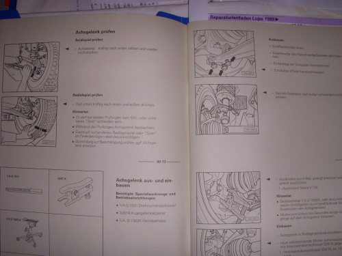 Repleitf LUPO ab 99 Fahrwerk,Achsen,Lenkung .98...3