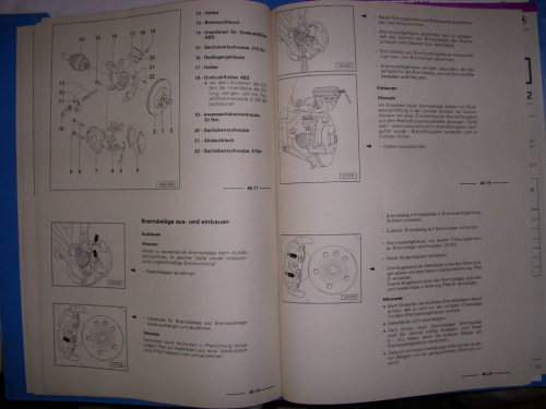 VW T4 +Syncro Reparaturleitfaden Achse Bremse Lenkung.94...6