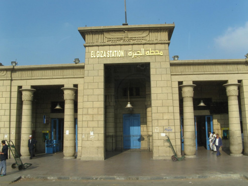 dworzec w Gizie #Egipt #RejsPoNilu