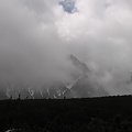 Za chmurami majaczy Mały Kieżmarski Szczyt #Góry #Tatry