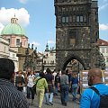 Praga -brama wstępu na Most Karola