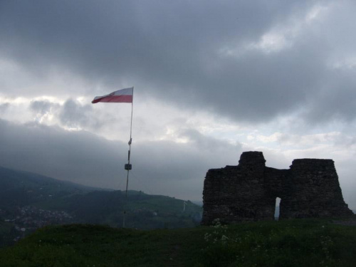 ruiny zamku w Rytrze