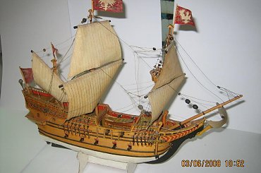 Galeon "Wodnik" #Wodnik #ModeleKartonowe #statki #okręty #żaglowce