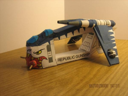 Star Wars- Krążownik Republiki #StarWars #WojnyGwiezdne #ModeleKartonowe