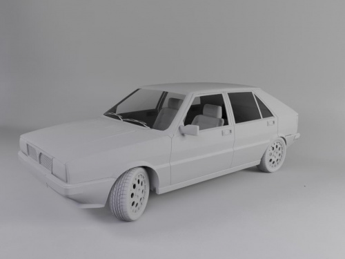 Lancia Delta -model 3D Max Studio