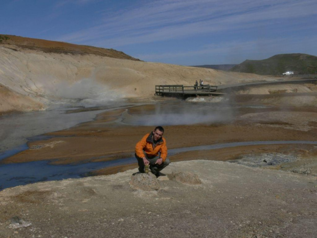 gorące błota. Półwysep Reykjanes. ISLANDIA POŁUDNIOWO-ZACHODNIA.