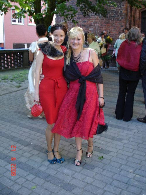 two ladies in red ;P