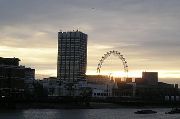 A tutaj juz prawie zaszlo:) #LondonEye #Tamiza #Londyn #ZachódSłońca