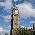Big Ben #BigBen #chmurki #Niebo #zegar #Londyn #Parlament