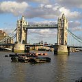Podnoszony most #chmurki #most #Tamiza #Londyn #TowerBridge #Niebo