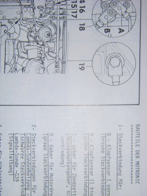 Repleitf AUDI 80 Motor 3B Motronic ...5