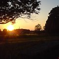 SŁAWNIOWICE (woj.opolskie) - zachód słońca w lipcu #Sławniowice #ZachódSłońca #lato
