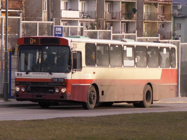 MPK Tarnów #233. 15 lutego 2008r. Linia 0A.