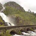 Låtefossen Zwillingswasserfall