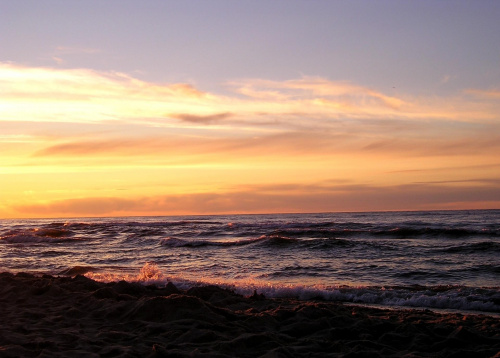 #morze #ZachódSłońca #plaża