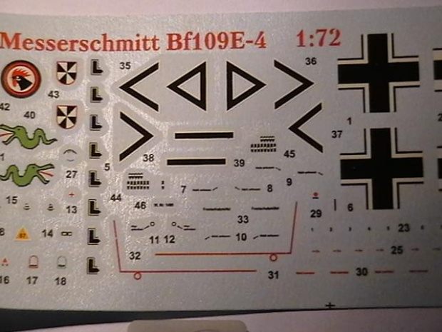 messerschmitt bf 109 E-4 z okresu bitwy o anglię pilotowana przez Haptumana Hansa von Hahn.