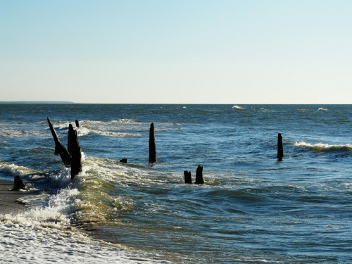 na plaży